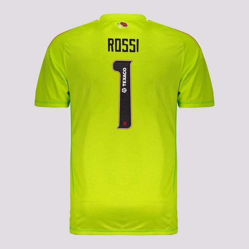 Camisa Adidas Flamengo Goleiro I 2025 1 Rossi - Camisa de Time